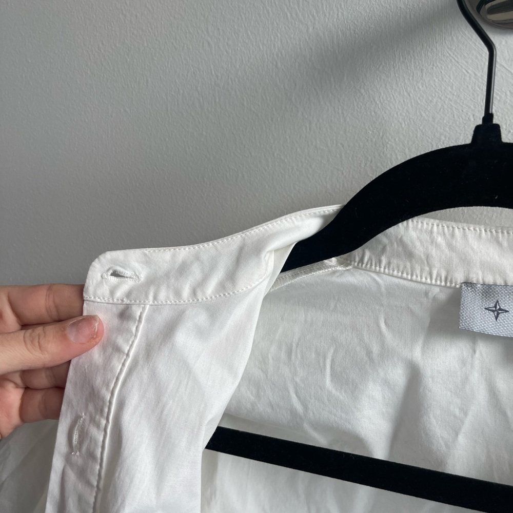 Tuckernuck White Button-Down Shirt Dress - Picture 7 of 8